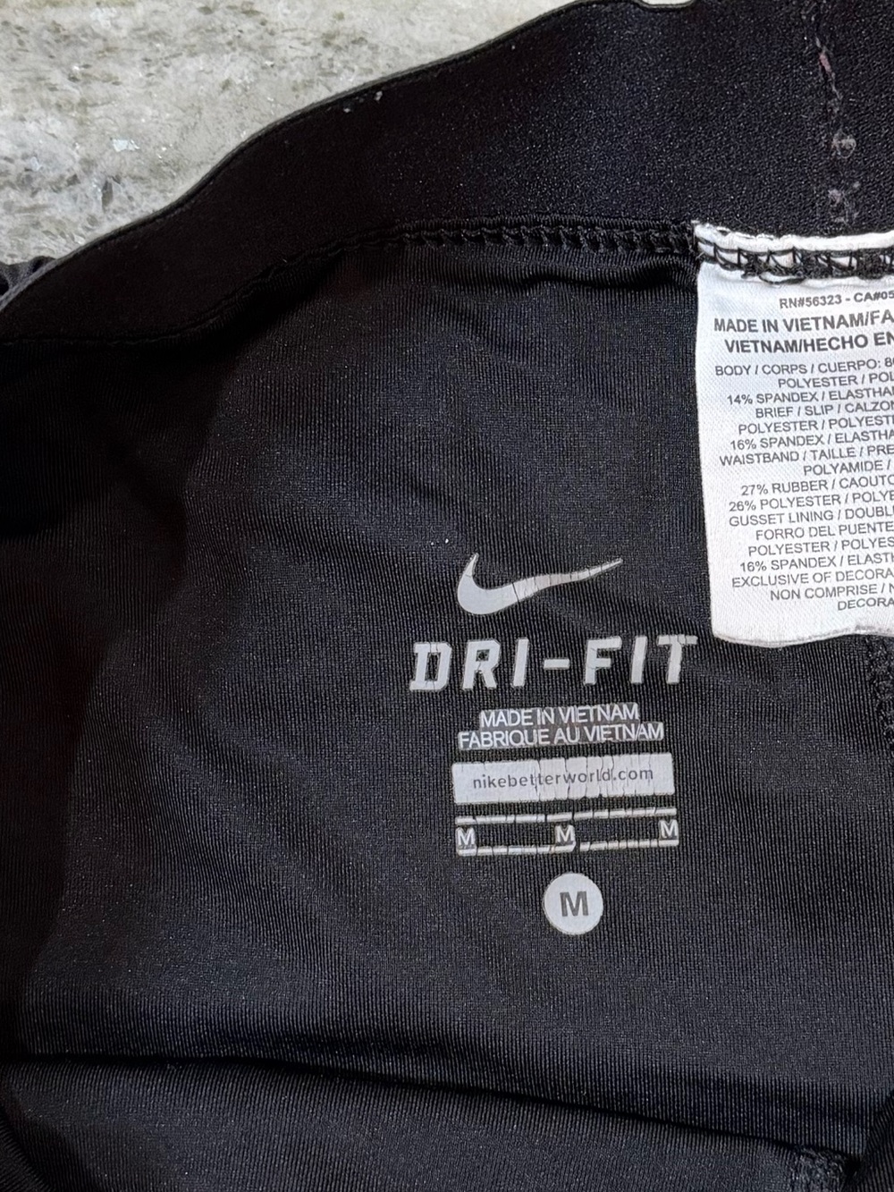Nike Black Women's Athletic Running Shorts with Inner Brief - Picture 4 of 4